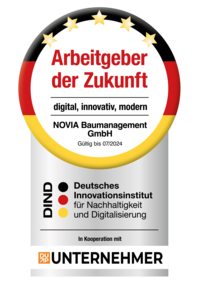Auszeichnung Arbeitgeber der Zukunft des Deutschen Innovationsinstituts für Nachhaltigkeit und Digitalisierung